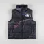 The North Face 1996 Retro Nuptse Insulated Down Vest Black Print