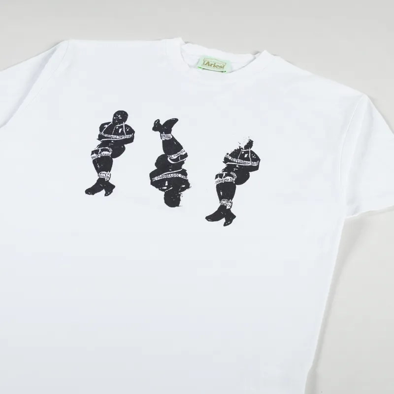 Aries Bondage T Shirt White-1