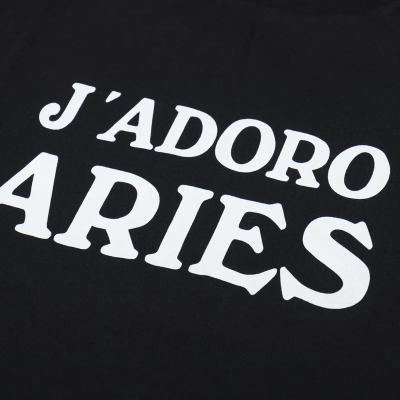 Aries J'Adoro T Shirt Black-2
