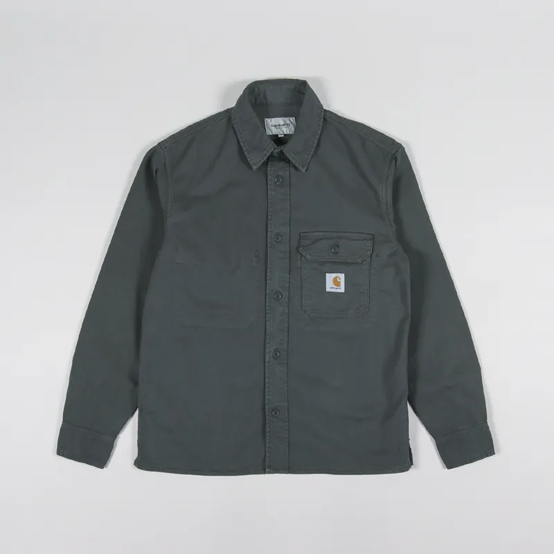 Mens Denim Reno Shirt Jacket Hemlock Green