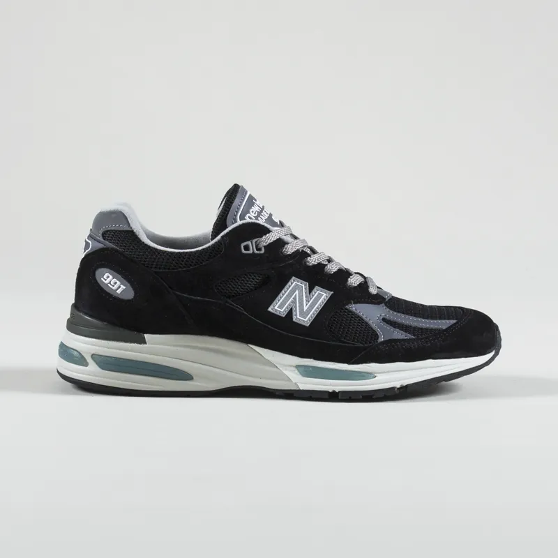New Balance Made In UK 991v2 Shoes Black-2