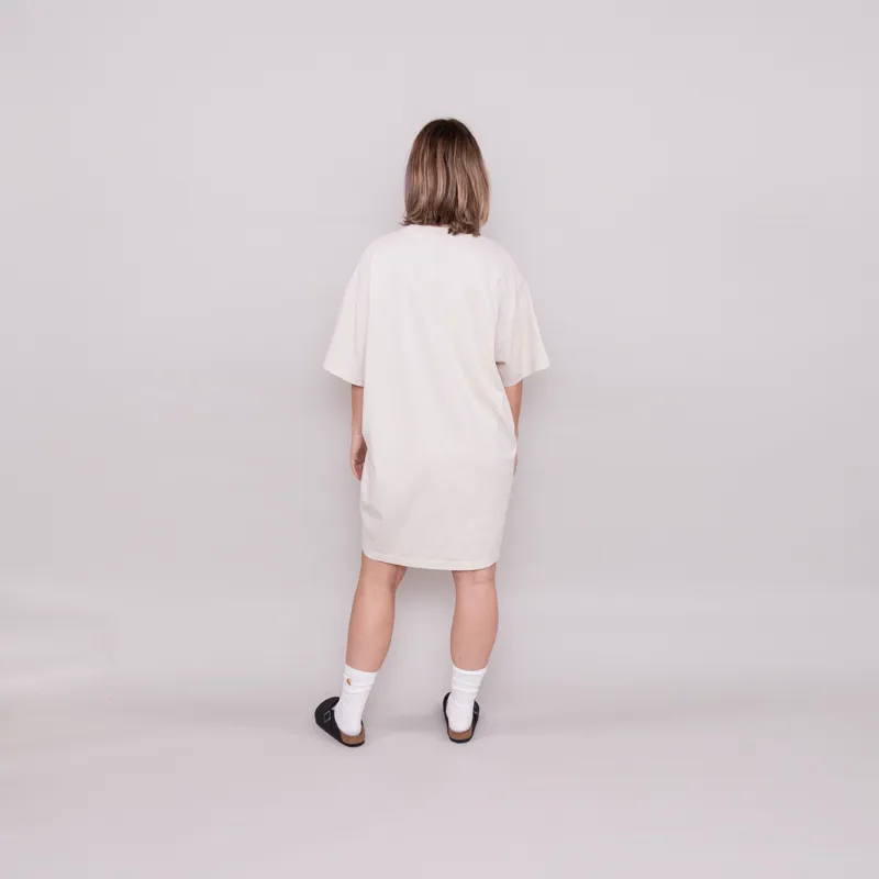 Carhartt WIP Womens Nelson Grand T Shirt Natural Garment Dyed-2