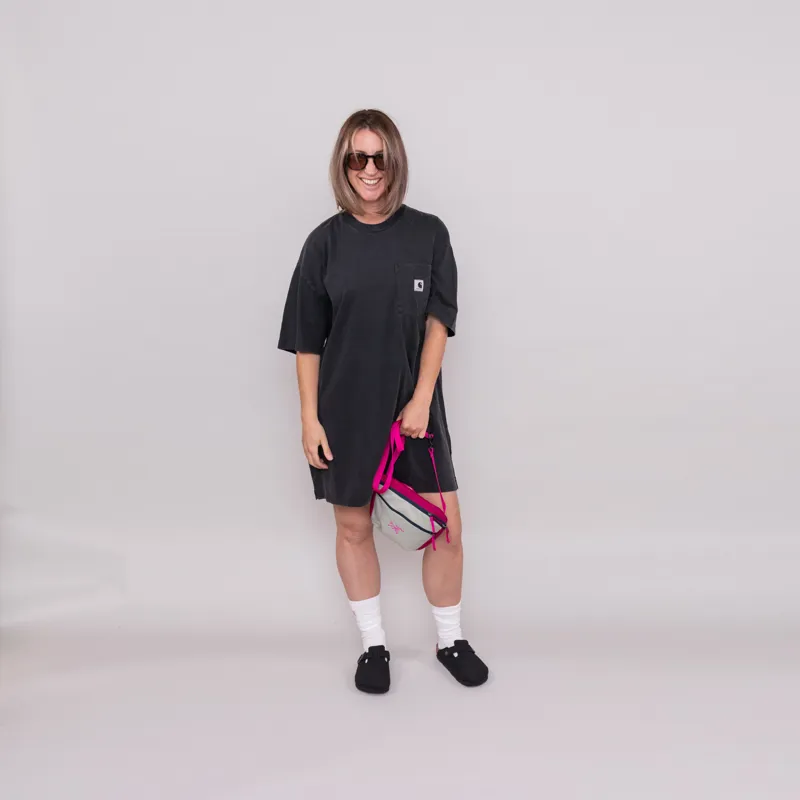 Carhartt WIP Womens Nelson Grand T Shirt Black Garment Dyed-1