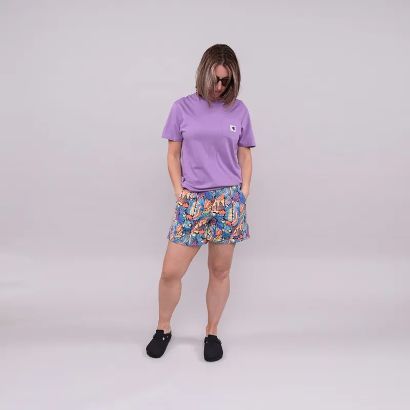 Patagonia Womens Baggies Shorts Joy Pitch Blue-1