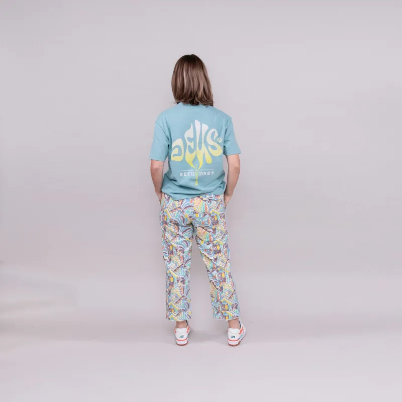 Patagonia Womens Funhoggers Pants Thriving Planet Lago Blue-3