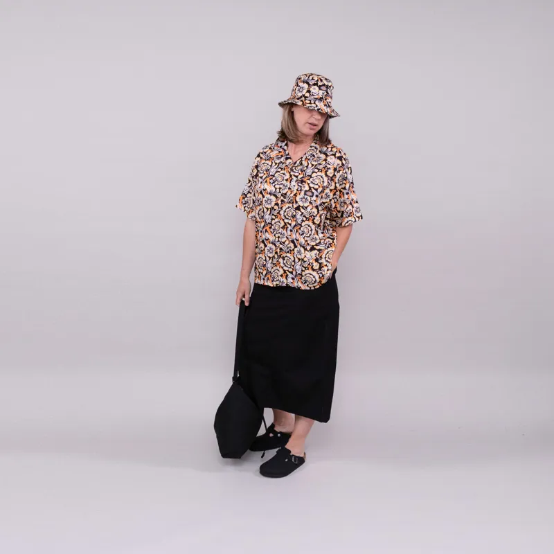 WAWWA Womens Cargo Skirt Black-1