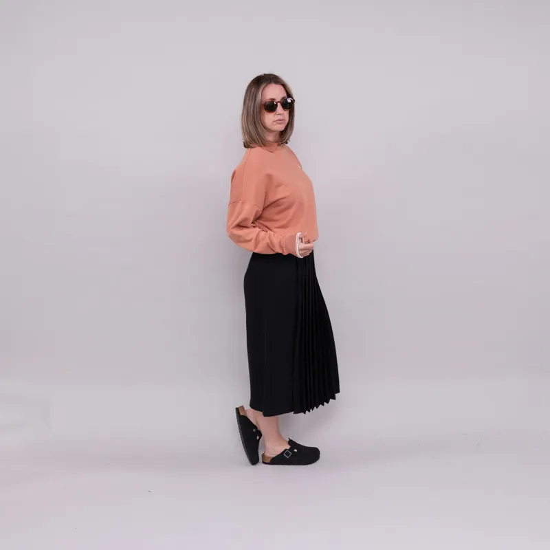 Fred Perry Womens Tipped Sweatshirt Light Rust-1