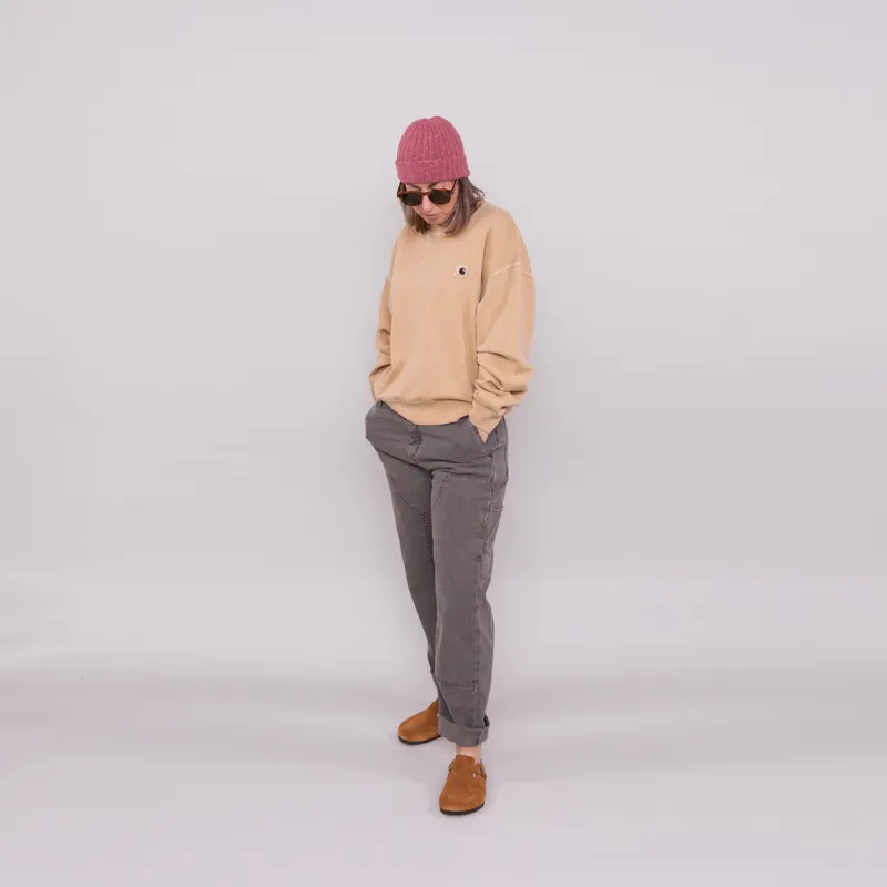 Carhartt WIP Womens Nelson Sweatshirt Dusty H Brown-1