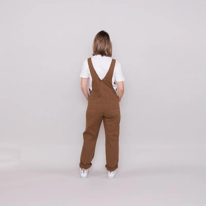 Carhartt WIP Womens Bib Overall Straight Tamarind Faded-2