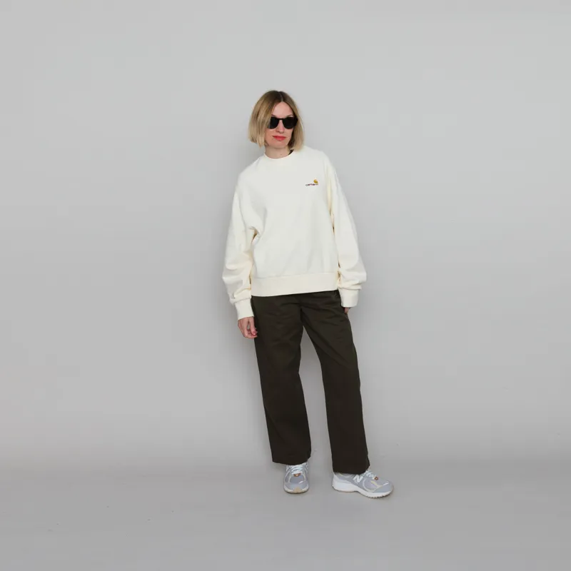 Carhartt WIP Womens Cara Pant Plant Moraga Twill-3