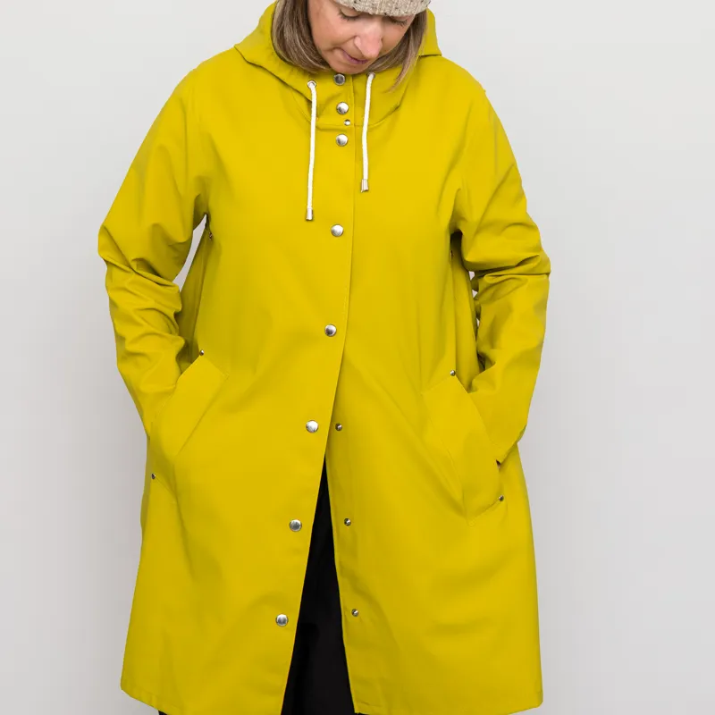 Stutterheim Womens Mosebacke Lightweight Matte Jacket Gold-2