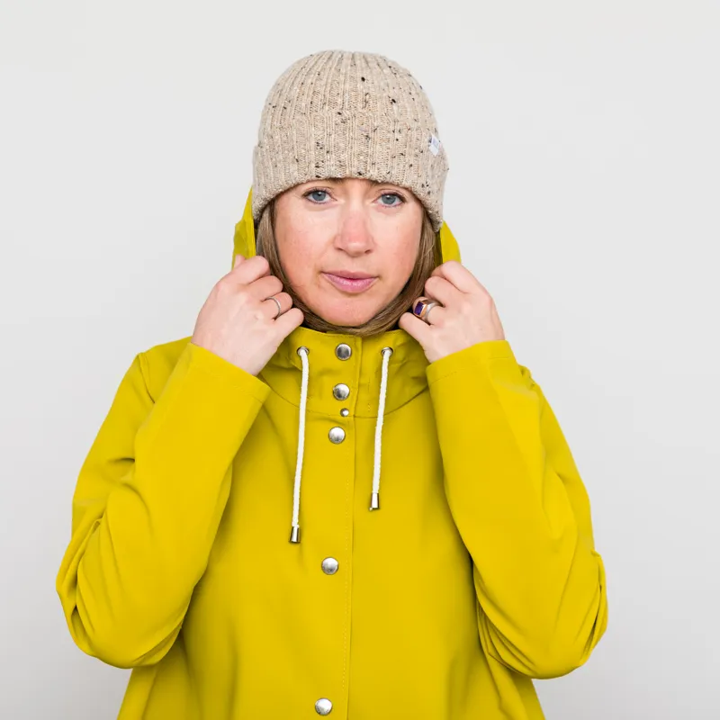 Stutterheim Womens Mosebacke Lightweight Matte Jacket Gold-3