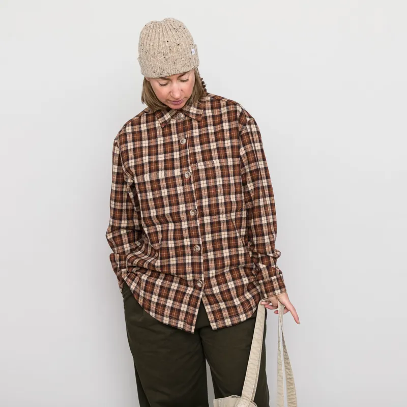 Rhythm Womens Mammoth Shacket Sundown-2