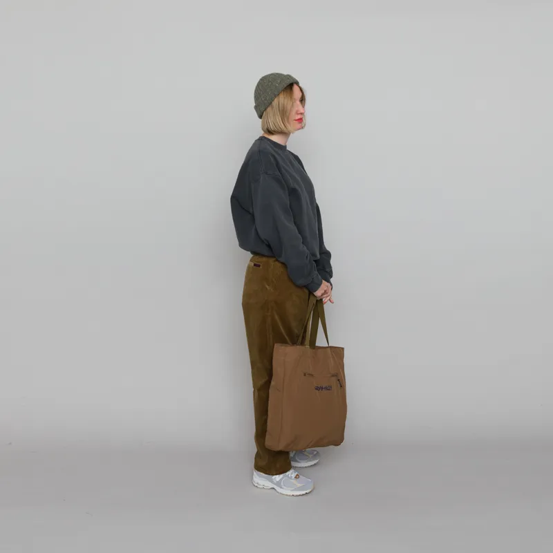 Gramicci Womens Corduroy Pleated Pant Mocha Beige-4