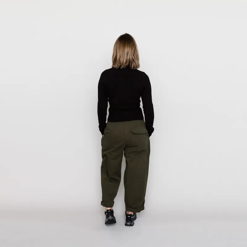 Girls Of Dust Womens British Worker Pants Cypress-3