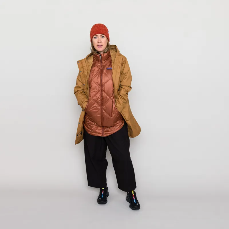 Patagonia Womens Pine Bank 3-in-1 Parka Nest Brown-2