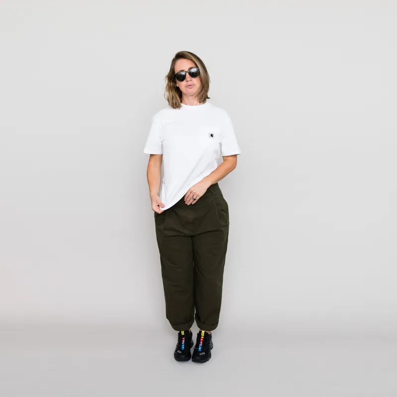 Carhartt WIP Womens Pocket T Shirt White-1