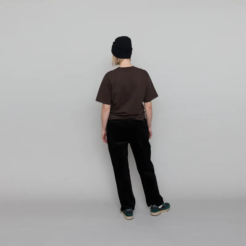 Gramicci Womens Corduroy Pleated Pant Black-5