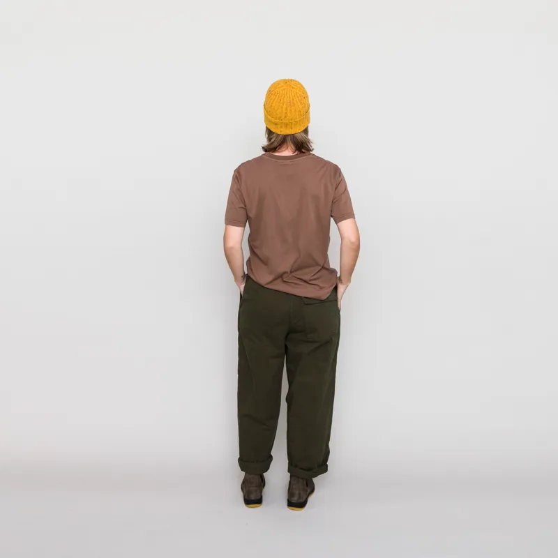 Rhythm Womens Sierra Boyfriend T Shirt Chocolate-4