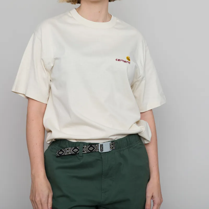 Carhartt WIP Womens American Script T Shirt Natural-3