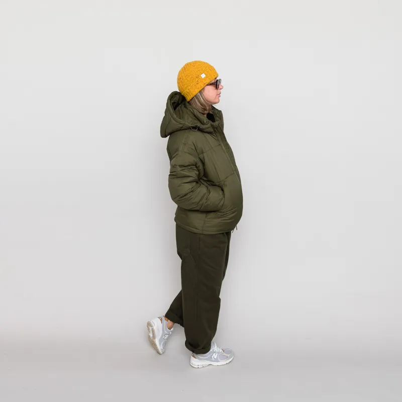 Dickies Womens Alatna Oversized Puffer Jacket Military Green-4