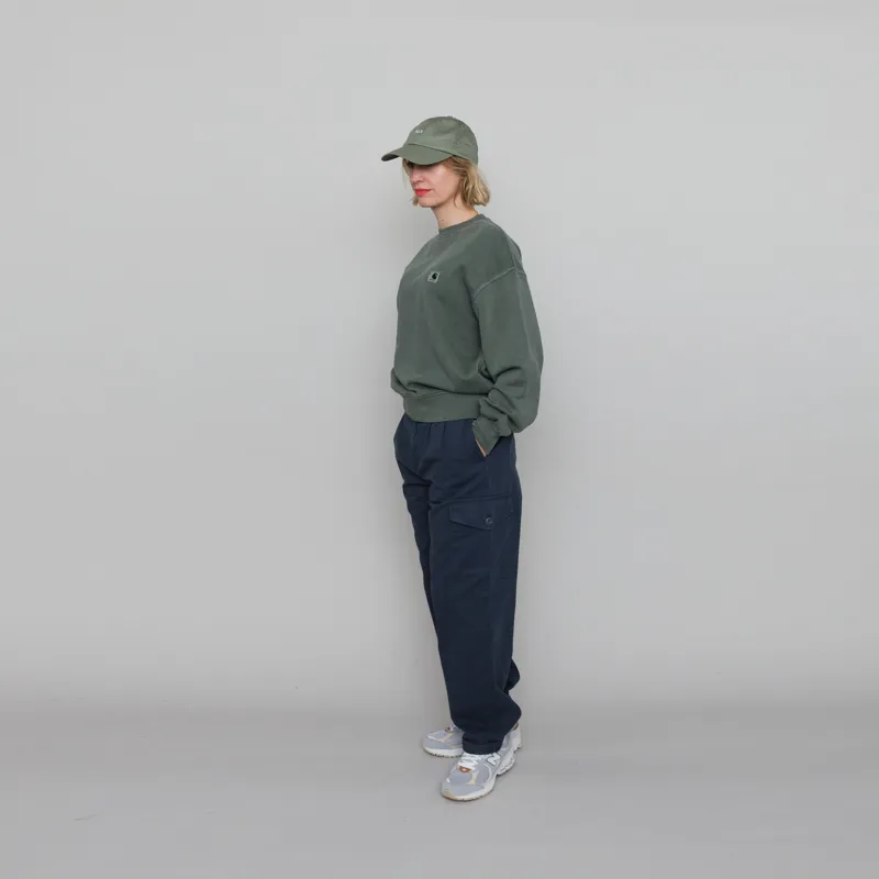 Carhartt WIP Womens Nelson Sweatshirt Smoke Green-5