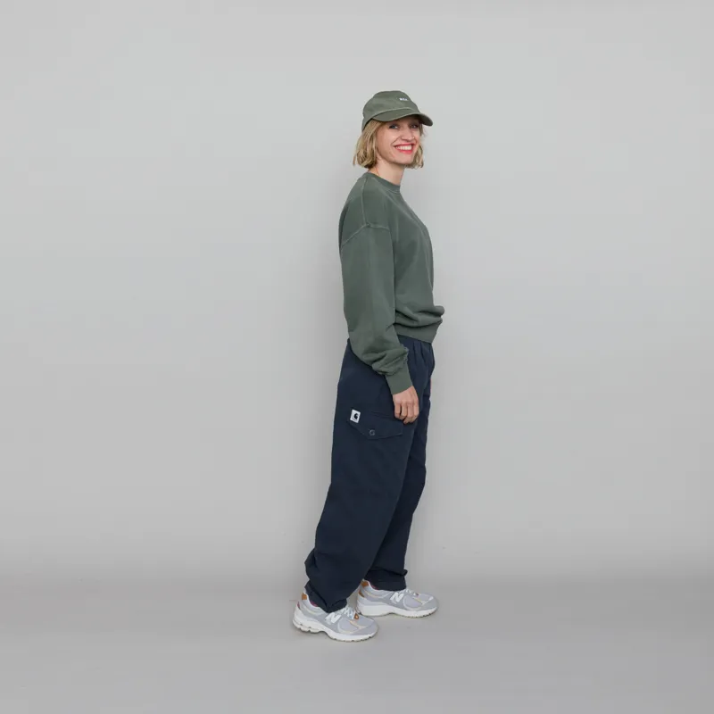 Carhartt WIP Womens Nelson Sweatshirt Smoke Green-3