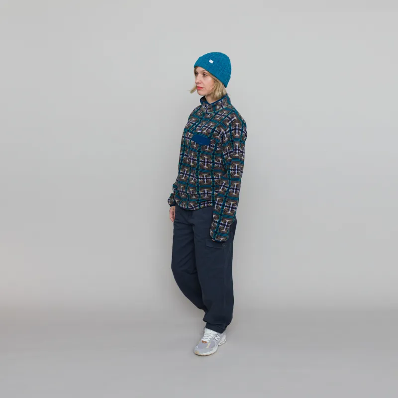 Patagonia Womens Lightweight Synchilla Snap-T Fleece Pullover Snow Beam Pale Periwinkle-5