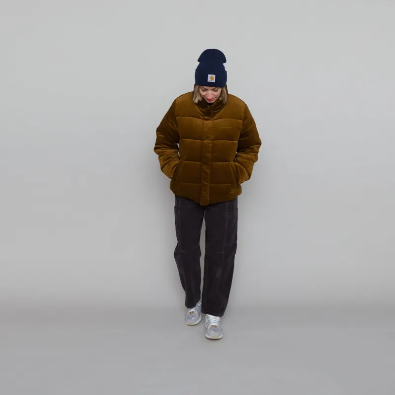 Carhartt WIP Womens Layton Down Jacket Deep H Brown-3