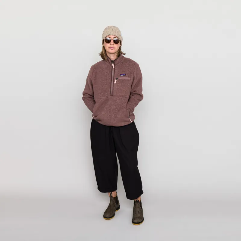 Patagonia Womens Retro Pile Fleece Marsupial Dusky Brown-1