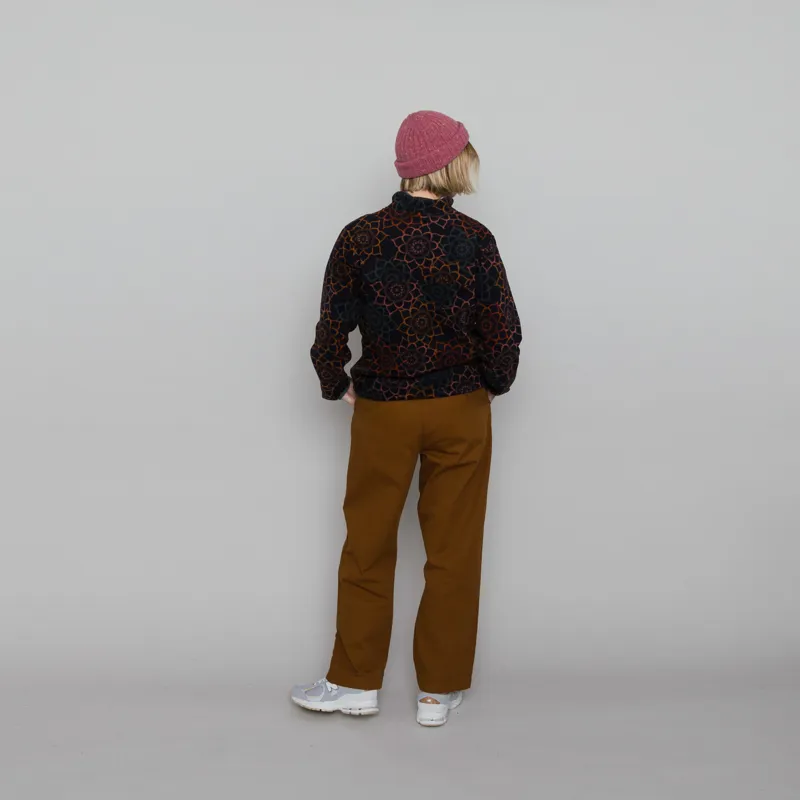 Carhartt WIP Womens Cara Pant Deep H Brown Moraga Twill-5