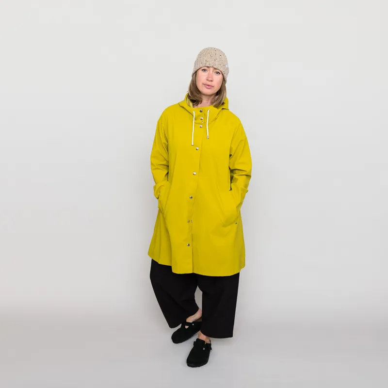 Stutterheim Womens Mosebacke Lightweight Matte Jacket Gold-1