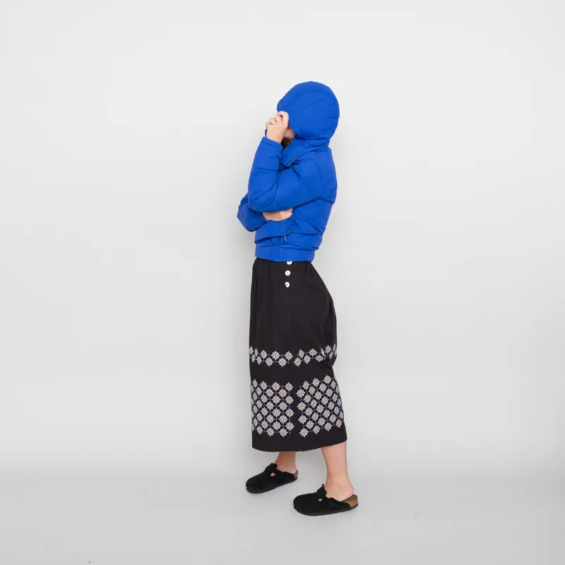 Sideline Womens Gaia Skirt Black Embroidery -2