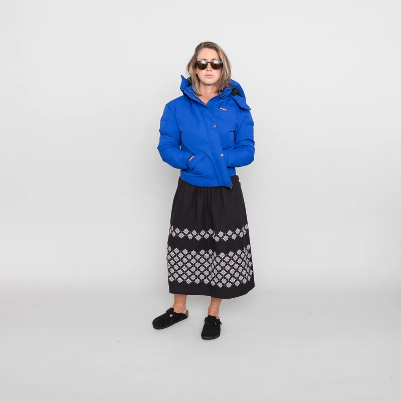 Sideline Womens Gaia Skirt Black Embroidery -1