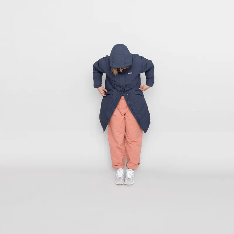 Patagonia Womens Downdrift Parka Smolder Blue-2