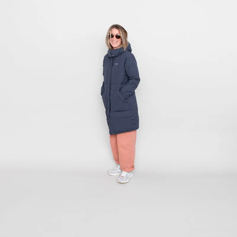 Patagonia Womens Downdrift Parka Smolder Blue-1