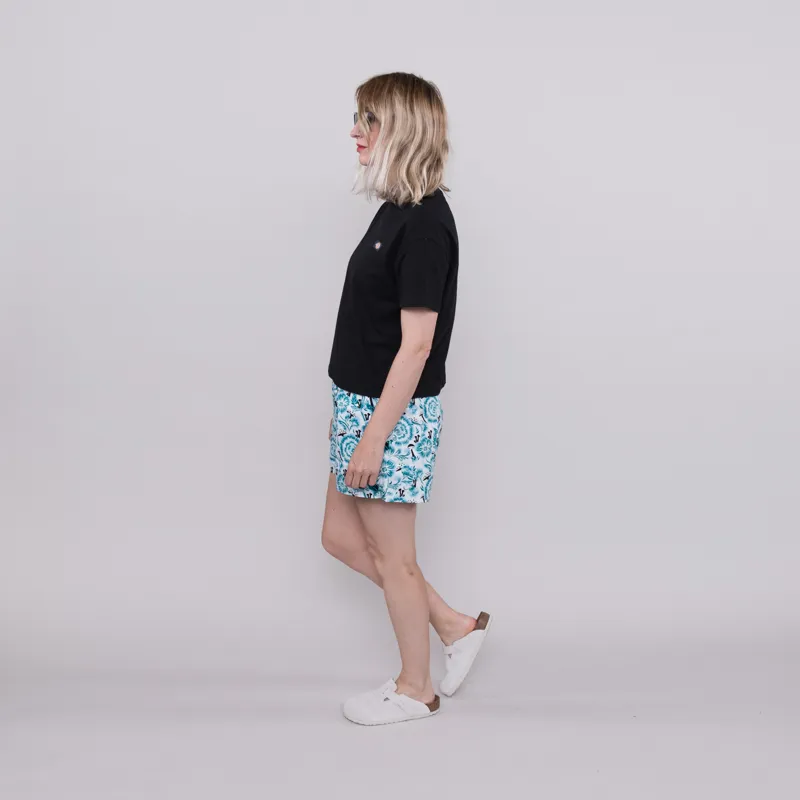 Dickies Womens Roseburg Shorts Cloud Floral-2