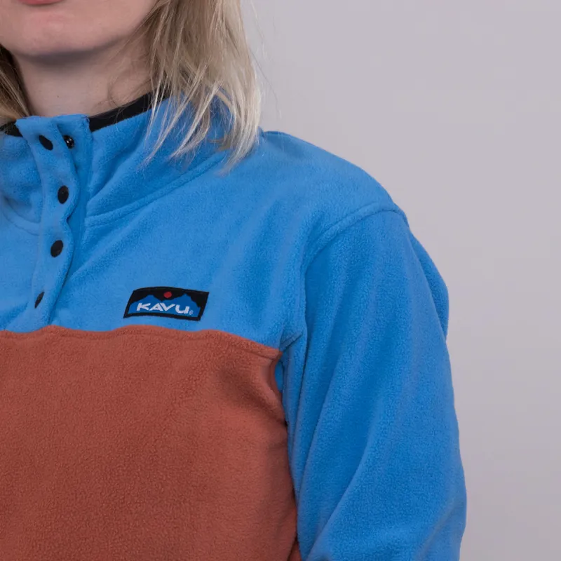 Kavu Womens Cavanaugh Fleece Nautical Block-3