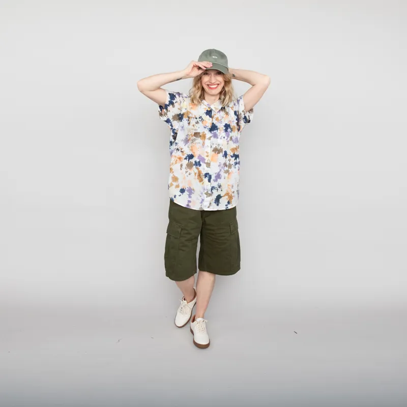 Kavu Womens Girl Party Short Sleeve Shirt Gelato Tie Dye-2