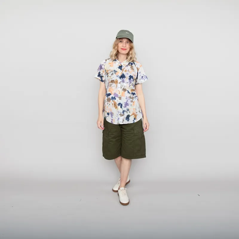 Kavu Womens Girl Party Short Sleeve Shirt Gelato Tie Dye-1