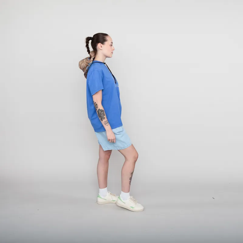 Rhythm Womens Views Band T Shirt Blue-3