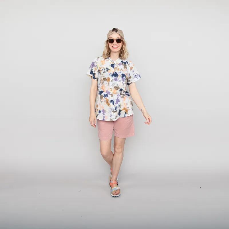 Gramicci Womens G-Short Pigment Dyed Coral-1