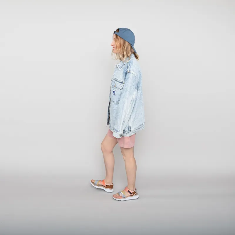 Deus Ex Machina Womens Crosby Denim Jacket Indigo Acid Stonewash-4