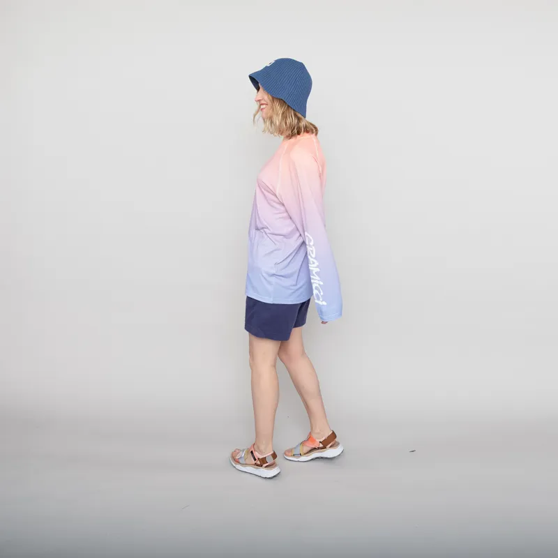 Gramicci Womens G-Short Pigment Dyed Grey Purple-2