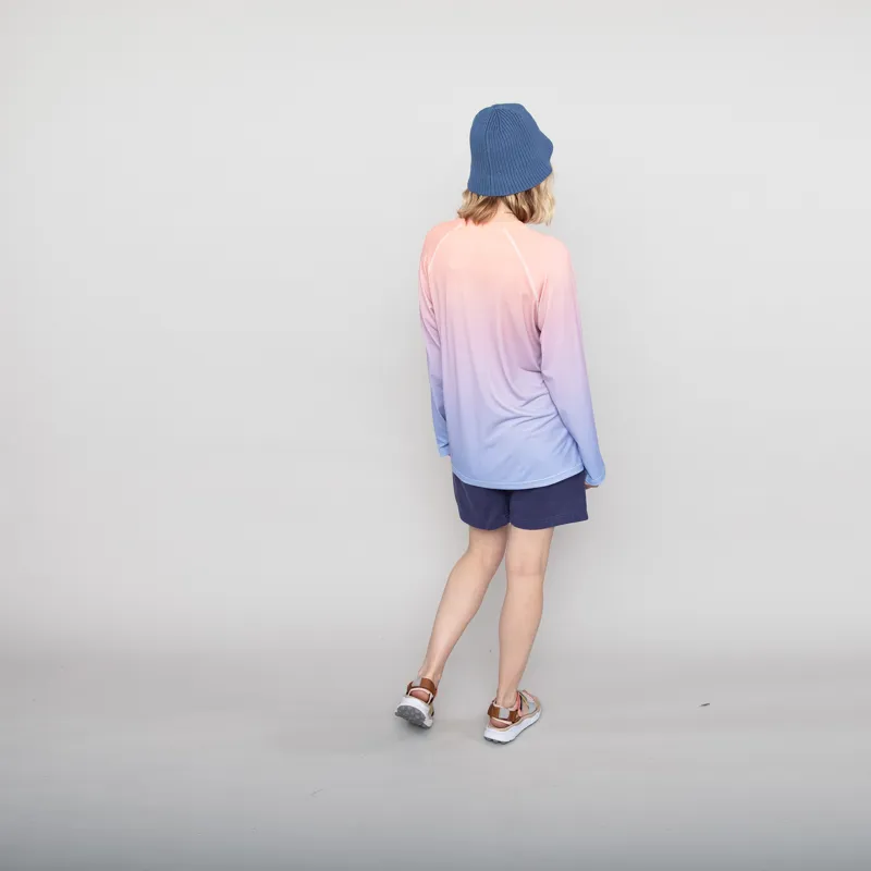 Gramicci Womens UPF-Shield Long Sleeve Top Gradation Blue-4