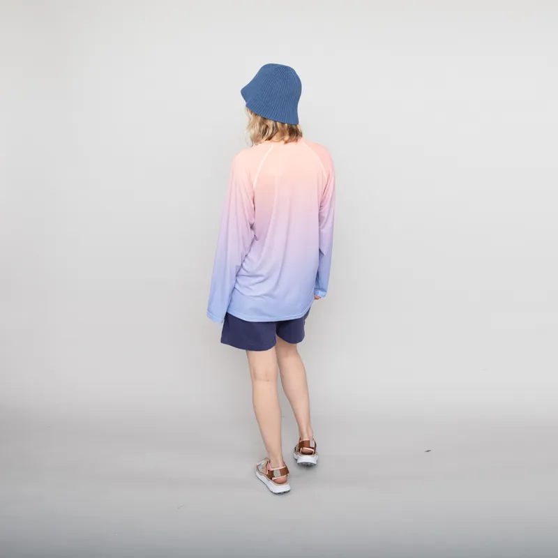 Gramicci Womens UPF-Shield Long Sleeve Top Gradation Blue-3