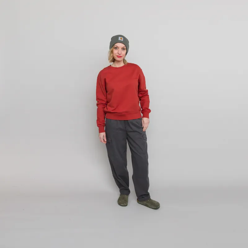 Colorful Standard Womens Classic Organic Crew Sweat Dark Amber-2