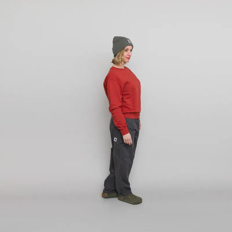 Colorful Standard Womens Classic Organic Crew Sweat Dark Amber-3