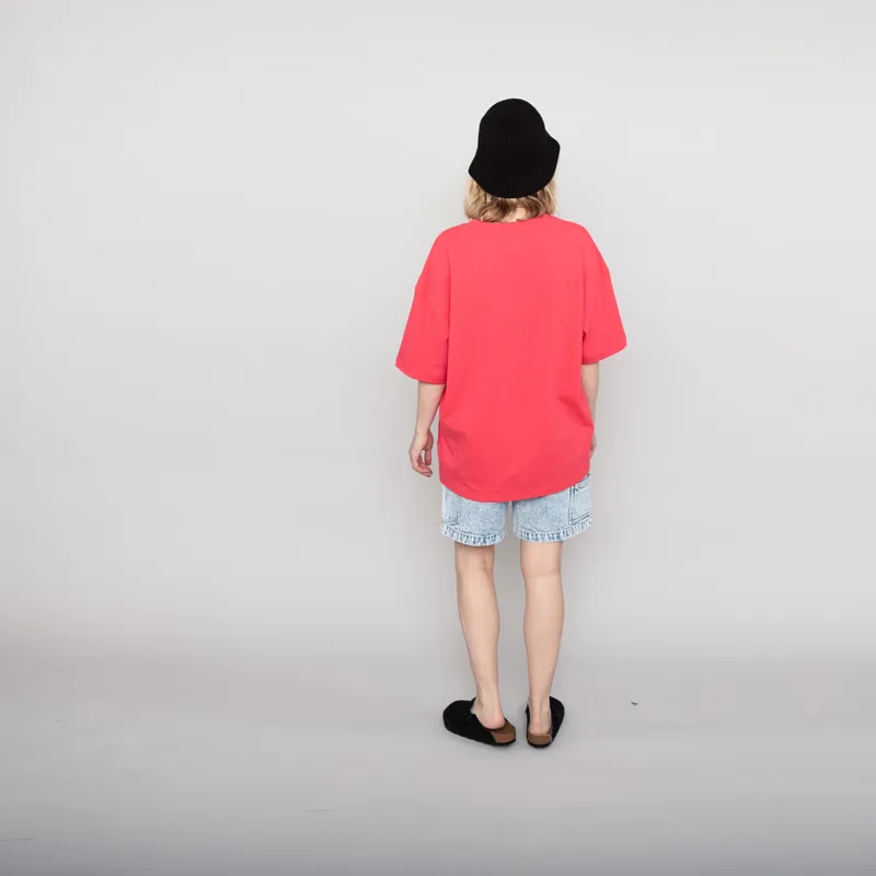 Deus Ex Machina Womens Bella Shorts Indigo Acid Stonewash-3