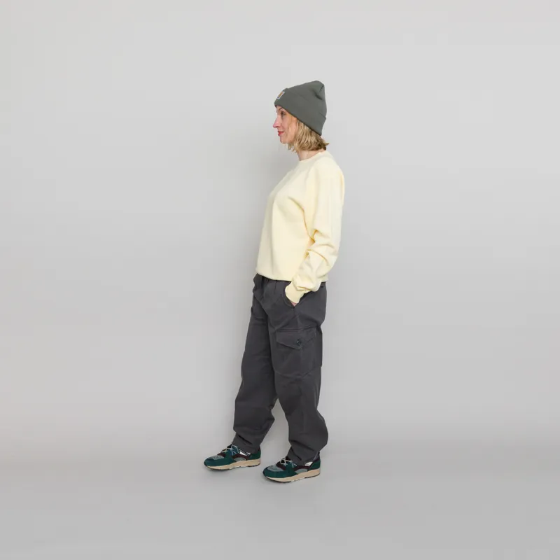 Colorful Standard Womens Classic Organic Crew Sweat Soft Yellow-3